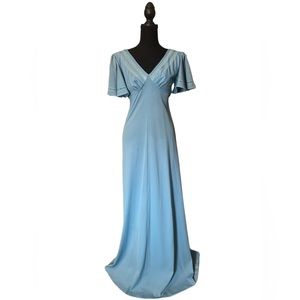 Vintage 1970s Bell Sleeve Dress